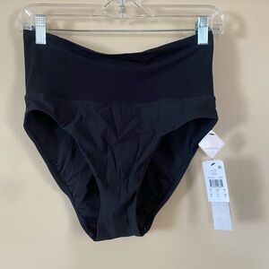 NWT Amoressa High-Waist Black Shaping Bikini Bottom